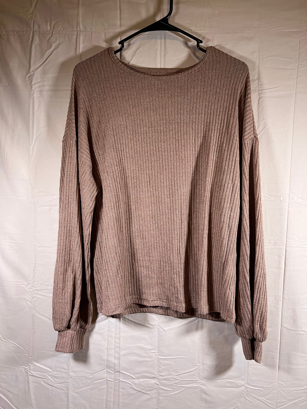 Khaki Textured Sweater